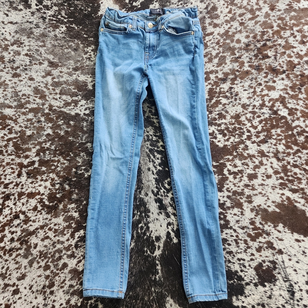 Girls 7 For All Mankind Skinny Jeans